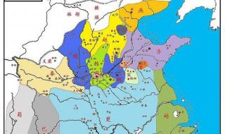 春秋战国时各各国家的地图 战国地图全图高清版